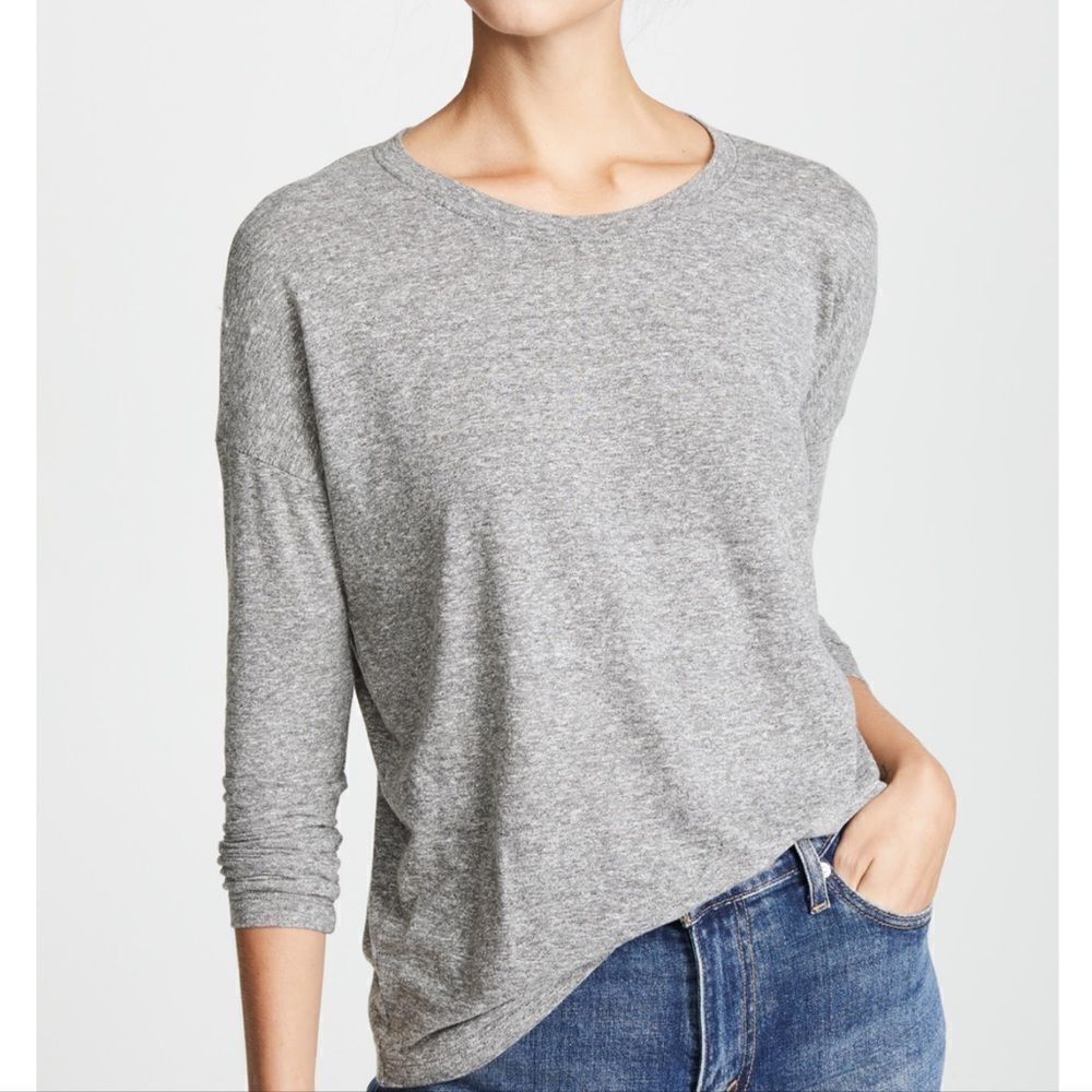 Madewell Ex Boyfriend Long Sleeve Tee NWT Sz XXS